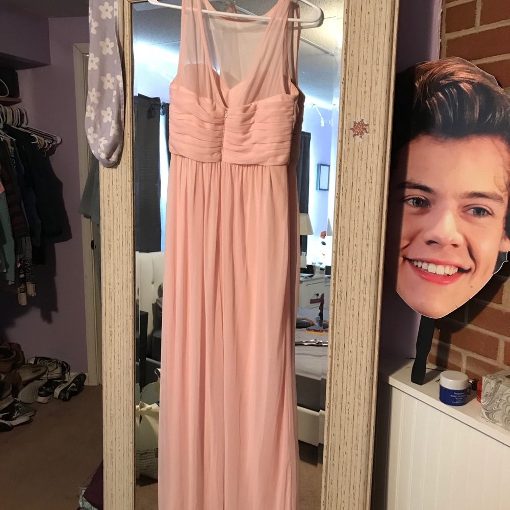 pink bridesmaid dress
